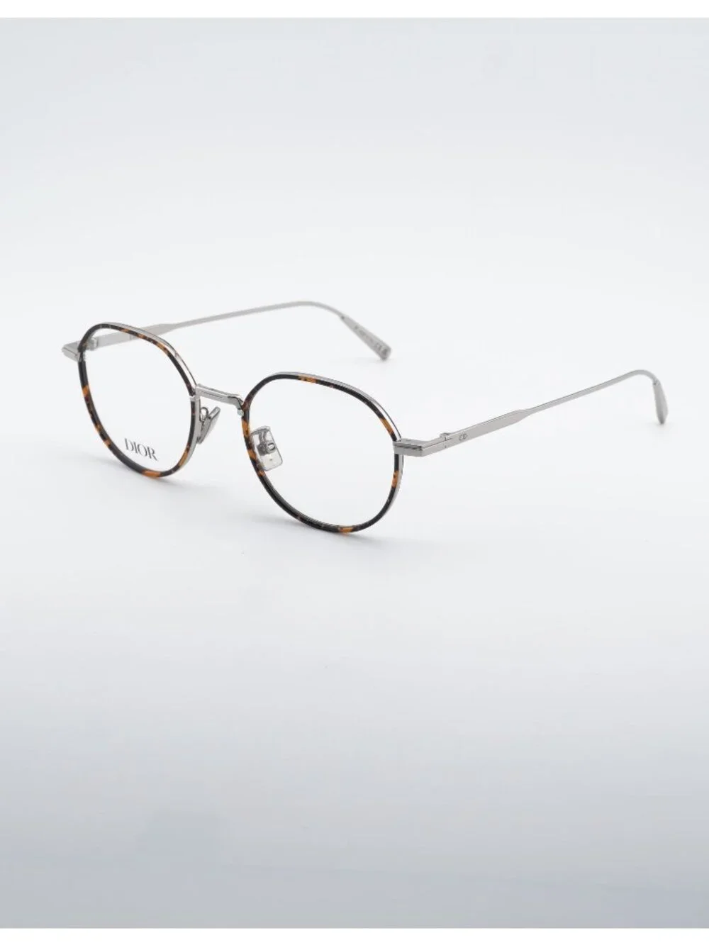 Dior DIORBLACKSUIT O R3U F500 Eyeglasses Silver 49mm Square Frame